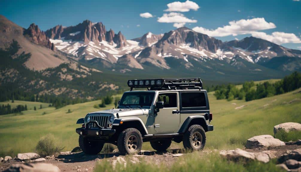 exploring nature by jeep