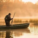 maintaining boat stability while hunting